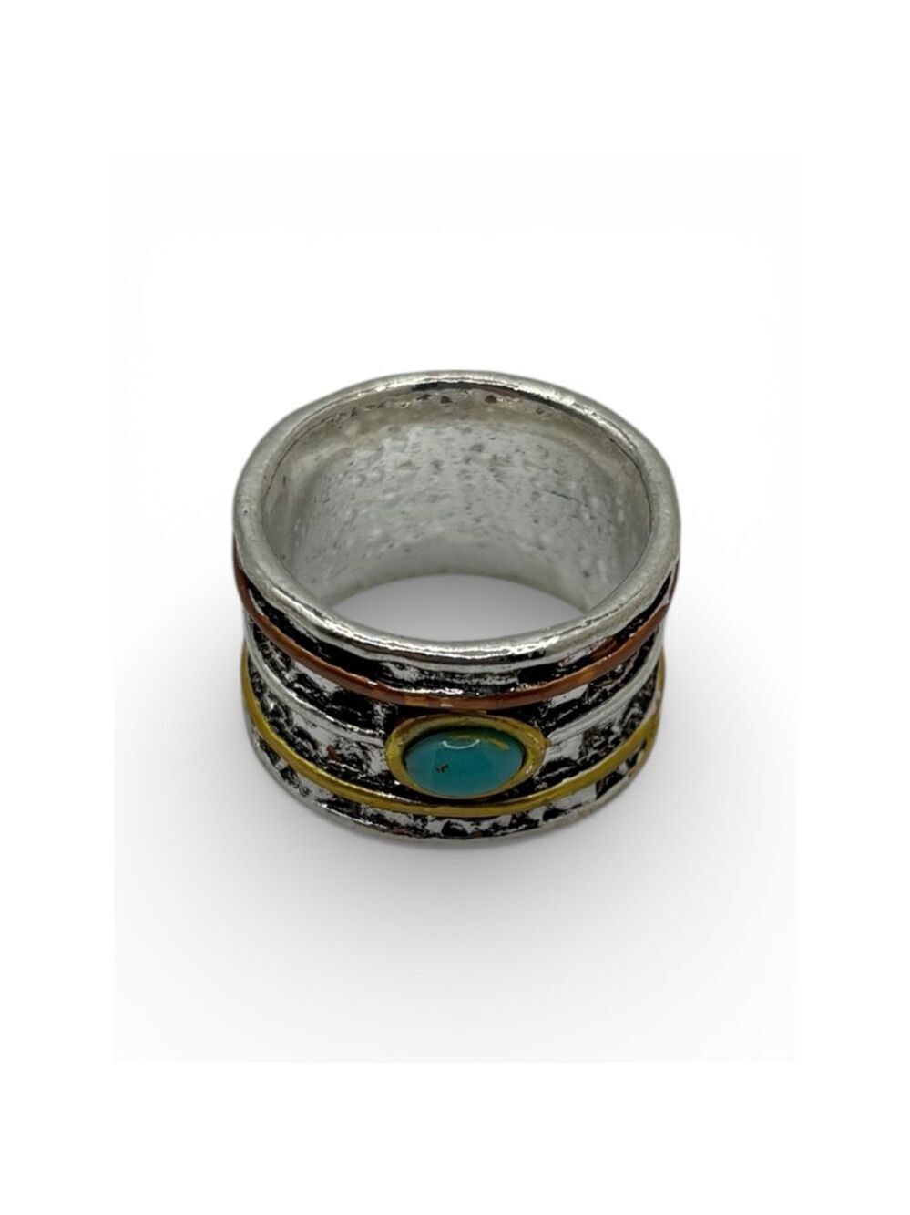 Bohemian Style Turquoise Ring Size 9